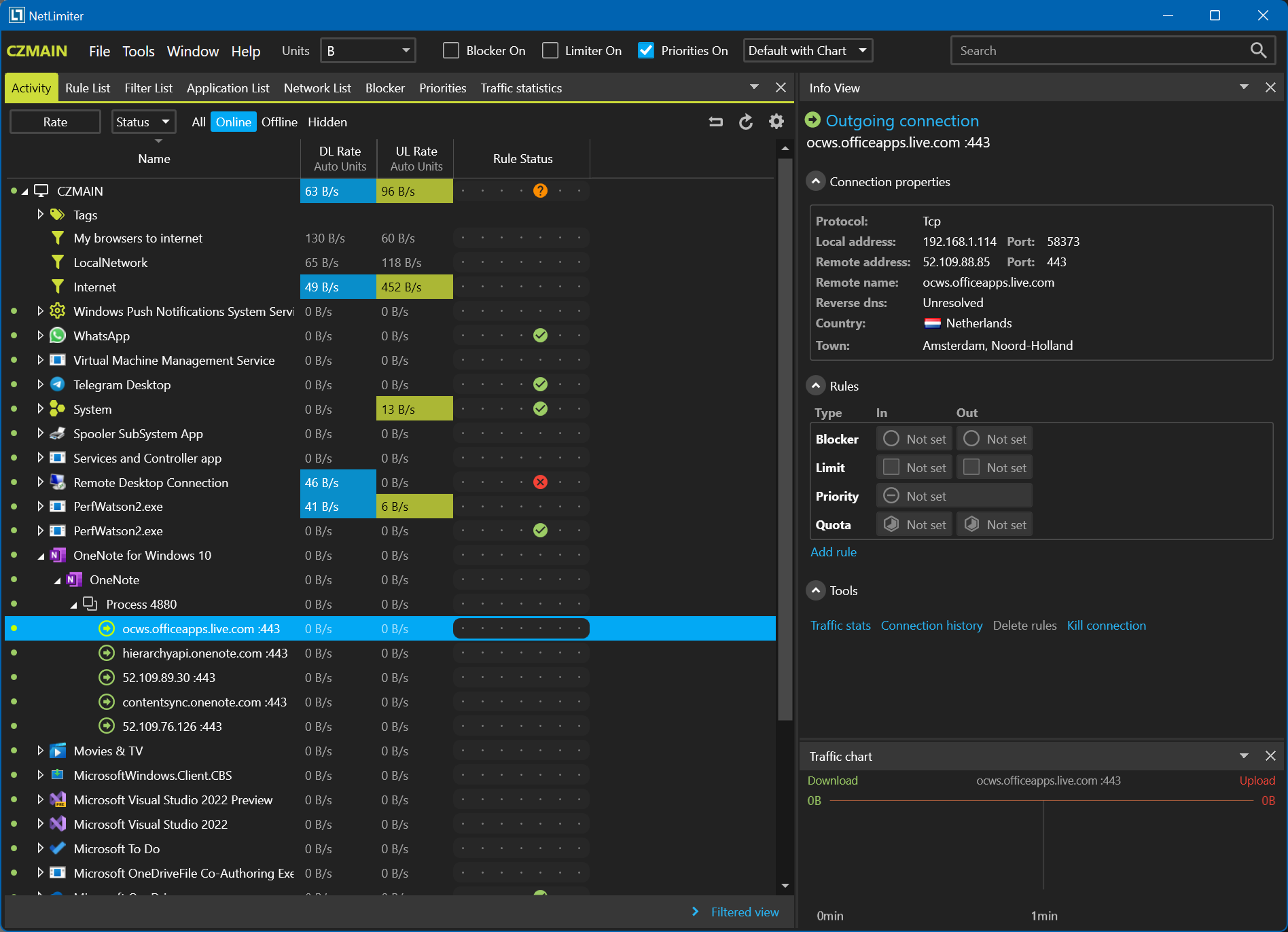 Windows 10 NetLimiter full